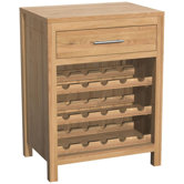 Milano Wine Rack in Clear Satin Lacquer