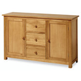 Washington Oak 3 Drawer Sideboard