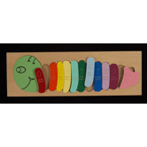 Bilingual Number Worm Puzzle