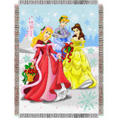 Entertainment Tapestry Holiday Throw Blanket - Disney Princess - Dreamy