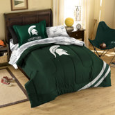 College Michigan State Bed in Bag Set