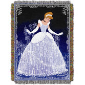 Entertainment Disney Princess - Cinderella Sparkles Tapestry Throw