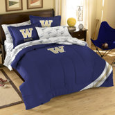 Collegiate Washington Twin / Full Comforter Set