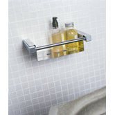 Metric 13.4" x 4.7" Shower Soap Dish in Polished Chrome
