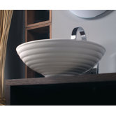 Ceramica 17.7" x 17.7" Vessel Sink in White