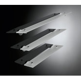 Duemila 23.6" x 5.1" Frosted Glass Shelf in Polished Chrome