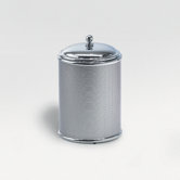 Complements 11.8" x 11.8" Dina Waste Basket with Cover in Polished Chrome