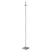 Complements 70.9" x 9.1" Rampin Hook Stand in Polished Chrome