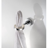 Duemila Towel Ring in Polished Chrome