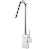 Level 16.2" One Handle Single Hole Kitchen Faucet with Swivel Spout