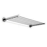 Napie Chrome Towel Bar Shelf
