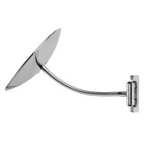 Discololed 9.1" Wall-Mount Magnifying Cosmetic Mirror with Flexible Arm