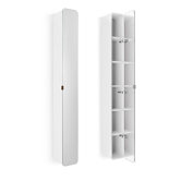 Linea Bej 7.5" Mirrored Cabinet