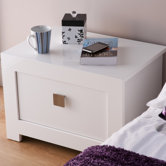 Bari 1 Drawer Bedside Table