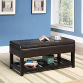 Solid Birch Storage Bench