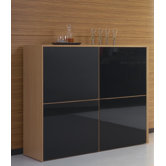 Schrank "Tischlein" mit Glast&uuml;ren