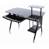120 cm Glass Computer Desk