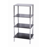 Sierra 4 Tier Square Shelving Unit