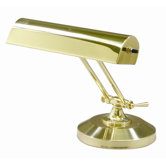 Upright Piano Lamp in Polished Brass