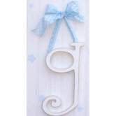 9" Hand Painted Hanging Letter - G