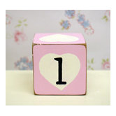 "l" Letter Block in Pink