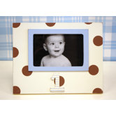 Polka Dot 1st Birthday Picture Frame