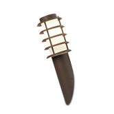 Electra Outdoor Wall Light in Brown