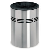 Slice Laundry Bin with Black Wooden Lid