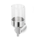 Duo Polished Wall-Mounted Toothbrush Glass