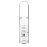 Lumbra Stainless Steel and Glass Lantern