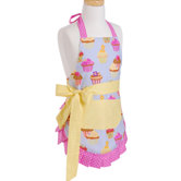 Girl's Apron in Frosted Cupcake