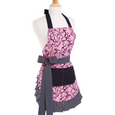 Women's Apron in Chic Pink