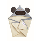 Gray Monkey Hooded Towel