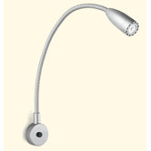Bed Wall Light in Grey Painted