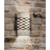Alsacia Wall Light in Rusty Brown