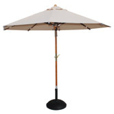 2m Patio Crank Parasol in Khaki