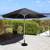 3m Patio Parasol in Black