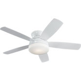 52" Traverse 5 Blade Semi-Flush Ceiling Fan