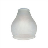 Frosted Ribbed Convex Accessory Glass Shade
