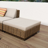 Park Terrace Ottoman with Cushion