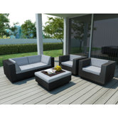 Park Terrace 5 Piece Seating Group with Cushions