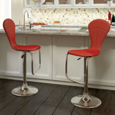 CorLiving Tapered Back Adjustable Barstool (Set of 2)