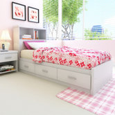 Willow Storage Platform 4 Piece Bedroom Collection