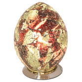 Mosaic Glass Egg Lamp