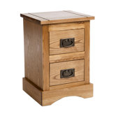 Vermont 2 Drawer Petite Bedside Table