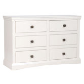Quebec 6 Drawer Wide Chest