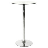 Glass Poseur Table