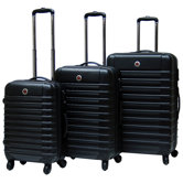 Cyprus Expandable Hardsided 3 Piece Luggage Set