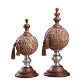Paola Finial with Tassel (Set of 2)