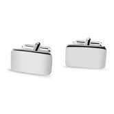 2cm x 1,3cm Manschettenkn&ouml;pfe eckig (2er Pack)